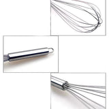 Stainless Steel Manual Egg Beater - Silver - Shop N Save