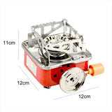Portable Card Type Outdoor Camping Folding Mini Stove - Shop N Save