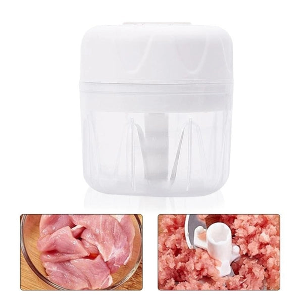 Cordless Usb Rechargeable Electric Mini Grinder - White - Shop N Save