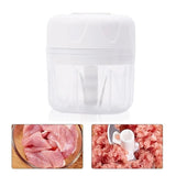 Cordless Usb Rechargeable Electric Mini Grinder - White - Shop N Save