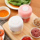 Cordless Usb Rechargeable Electric Mini Grinder - White - Shop N Save