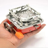 Portable Card Type Outdoor Camping Folding Mini Stove - Shop N Save