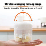 Cordless Usb Rechargeable Electric Mini Grinder - White - Shop N Save