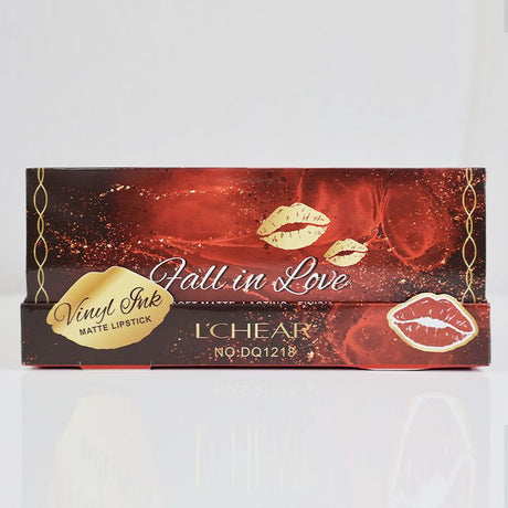L'chear Soft Matte hexagon Shape Lipstick - Burgundy  (07)
