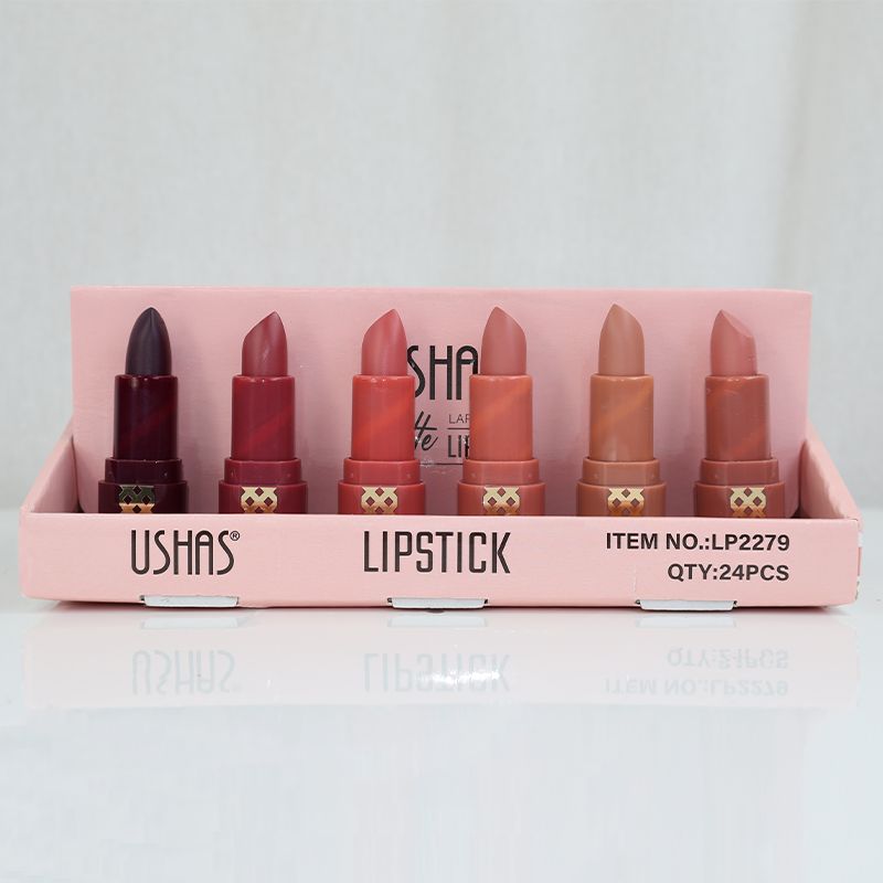 Ushas Matte Lipstick Lapiz Labial -Cherry Pink  (03)