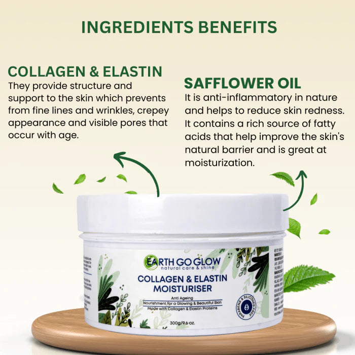 EARTH GO GLOW ANTI-AGING COLLAGEN FACE MOISTURIZER (300g) - Shop N Save