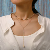 Y-Shaped Shell Pendant Necklace - European American Wholesale - Shop N Save