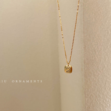 Smiley Face Necklace - Fang Brand, Summer Sweet, Hip-Hop Trend - Shop N Save