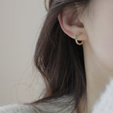 2023 New Diamond Earrings - S925 Golden, Internet Celebrity Style - Shop N Save
