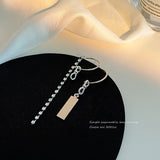 Summer Tassel Earrings - 2021 Asymmetrical Rhinestone Fashion - Shop N Save