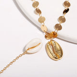 Y-Shaped Shell Pendant Necklace - European American Wholesale - Shop N Save