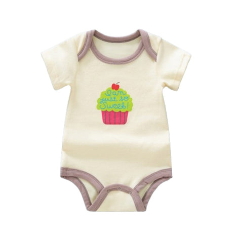 Pure Cotton Newborn Romper Jumpsuit - Yellow - Shop N Save