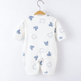 Pure Cotton Newborn Pure Cotton Newborn Jumpsuit - Blue - Shop N Save
