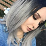 African Wig: European &amp; American Fashion Gradient Color Highlights
