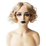 Ladies: Fluffy Short Curly Hair, Blonde