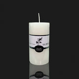 Decorative White Pillar Candle 15x5cm for Elegant Ambiance
