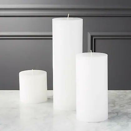 LoveLife Scented Candles White, 3Pcs