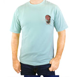 Snoop Dag Art Collective New Premium Sleeve Men`s T-shirt (Blue)