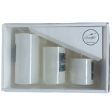 LoveLife Scented Candles White, 3Pcs