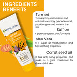 EARTH GO GLOW UBTAN FACE WASH WITH TURMERIC & SAFFRON FOR TAN REMOVAL (100ml) - Shop N Save