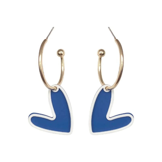 Asymmetric Love Tassel Earrings - Korean Trendy Women's Jewelry - Shop N Save