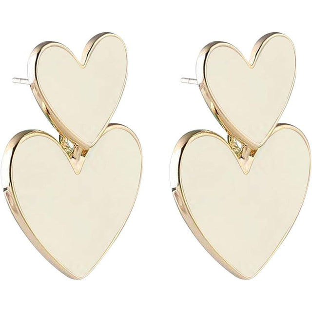 Hugging Hoops: Elegant Silver Love Earrings for Wild Women - Shop N Save