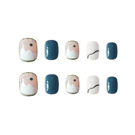 2024 Chain Design Fake Nails | Press-On Nail Art Set - Shop N Save