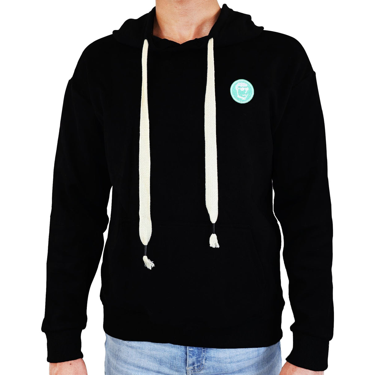 Mens Sweatshirt Rucci Hoodie Pullover Sweater - (Black)