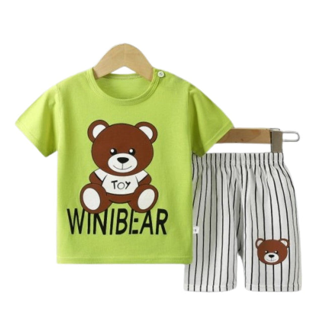Fashion Short Sleeve T Shirts Cotton Shirts New Born Matching Set - Shop N Save