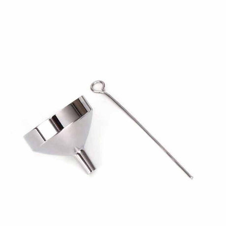 Stainless Steel Perfume Bottle Pendant Commemorative Pet Urn Necklace European And American Men Boat Anchor Pendant