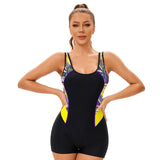 Sleeveless Modest One-Piece Womens Swimsuit