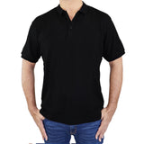 Cotton Blended T Shirt - (Black)