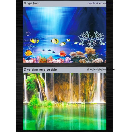 Underwater World Aquarium Decorative Wallpaper