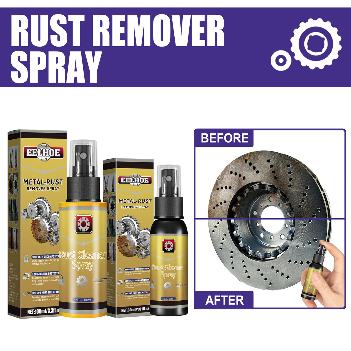 Household Rust Remover Decontamination Multifunctional