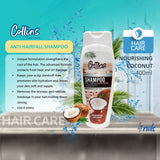 Collins Anti Hair Fall Shampoo - Coconut Infusion, 400ml - Shop N Save