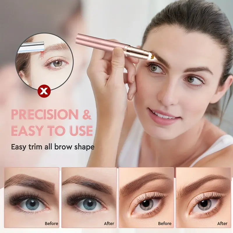 Rechargeable Eyebrow Trimmer - Precision Hair Removal for Women - Shop N Save