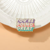 Bag Accessories Decorations Creative English Brooch