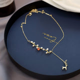 New Fashion Trending Cold Style Personalized Bow Sweet Geometry Necklace