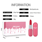 Women's Mini Capsule Lipsticks Pack Of 5