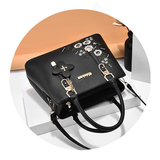 Floral Embroidered Handbag: Stylish, Adjustable Strap, Zip Closure, Quality - Shop N Save