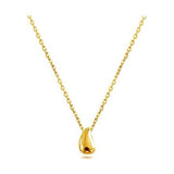 Dainty Teardrop Necklace: Sterling Silver, Minimalist Fashion, Adjustable Chain - Shop N Save