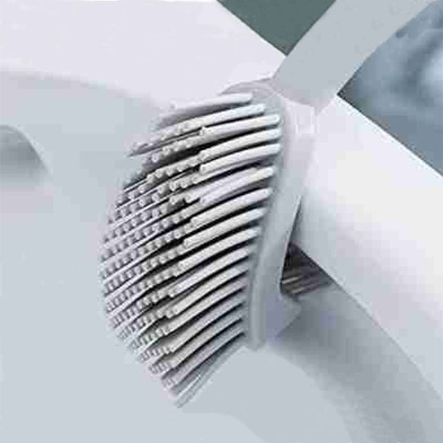 Kalsariya Toilet Brush: New Shape, Grey, Durable Cleaning - Shop N Save