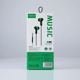 Oppo S50 Bass Handsfree: Enhanced Audio, Comfort Fit, Universal Compatibility (Green Black) - Shop N Save