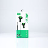 Oppo S50 Bass Handsfree: Enhanced Audio, Comfort Fit, Universal Compatibility (Green Black) - Shop N Save