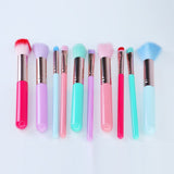 Sweet Beauty 10-Piece Brush Set: Professional Makeup Essentials - Shop N Save