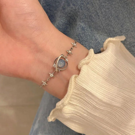 Zircon Stainless Bracelet: Minimalist, Handmade, Fashion Gift - Shop N Save