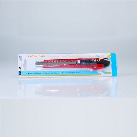 Small Paper Cutter - Compact, Precision Cutting, Portable (Red) - Shop N Save