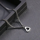 Stainless Steel Heart Pendant: Simple, Elegant, Versatile Necklace - Shop N Save