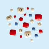 Cute Smile Nails Set - 24 Pieces with Glue, Multi-Color Variety - Shop N Save