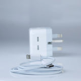 14 Pro Max 50W Adapter: Fast USB-C+C Charging, Lightning Cable - Shop N Save